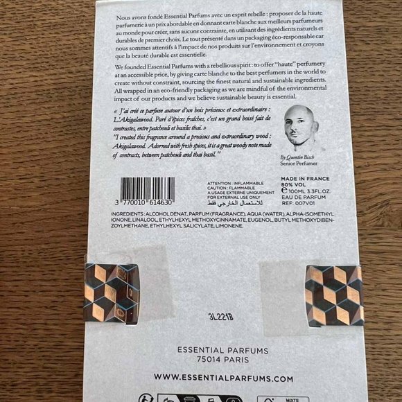 Essential Parfums Bois Imperial Eau De Parfum 100 ml - Picture 3 of 3